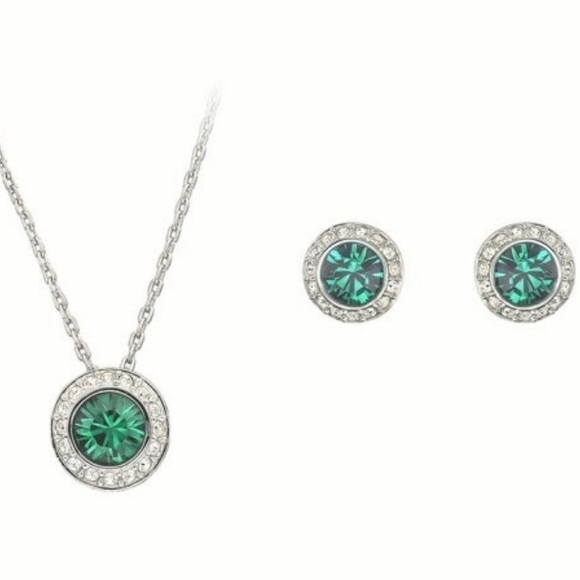 Swarovski Jewelry - NWOT Swarovski Angelic Emerald Jewelry Set